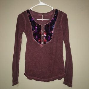 🔥 price drop!!!🔥Free people XS long sleeve shirt